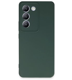 Durukar® Vivo V30 Lite 4G Kılıf First Silikon - Koyu Yeşil