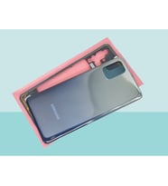 Tkgz - Samsung Galaxy M31S FULL KASA Arka Kapak Batarya Kapağı - MAVİ