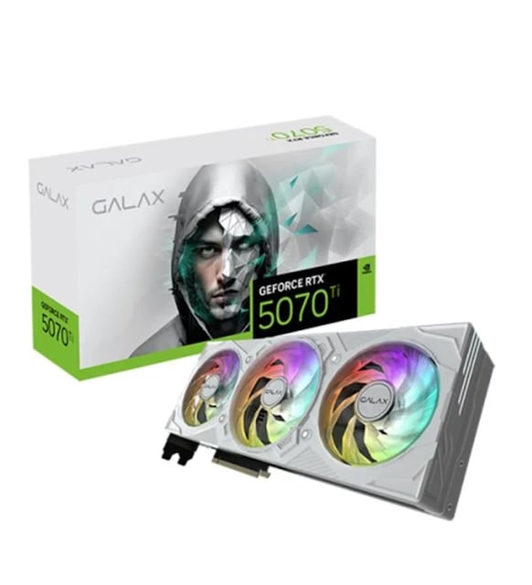 GALAX GeForce RTX 5070 Ti EX Gamer 1-Click OC White 16GB GDDR7 256