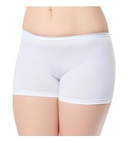 6 lı Paket Tutku Bayan Kısa Şort Boxer 0154 (Beyaz)