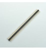 1x40 Pin Precision Erkek Header Tek Sıra 2.54mm 180 Derece Altın Kaplama