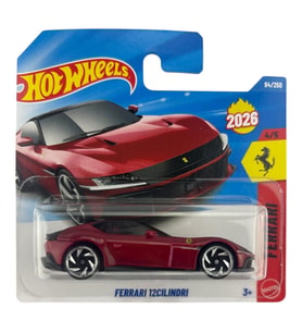 Hot Wheels Ferrari 12Cilindri - Kırmızı - JJJ41 (1/64)