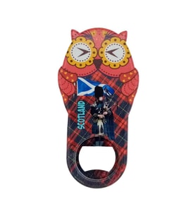 İskoçya Temalı Baykuş Magnet Kapak Açacak (Karışık)