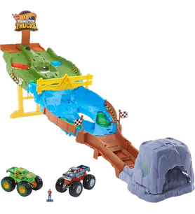 Hot Wheels Monster Trucks Yıkım Pisti 2 Adet 1:64 Ölçekli Oyuncak Arabasıyla Hot Wheels Monster Truc (Çok Renkli)