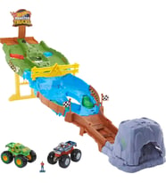 Hot Wheels Monster Trucks Yıkım Pisti 2 Adet 1:64 Ölçekli Oyuncak Arabasıyla Hot Wheels Monster Truc (Çok Renkli)