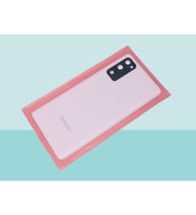 Samsung Galaxy S20 FE Uyumlu Arka Kapak Batarya Kapağı - MOR - FULL LENSLİ