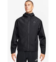 Nike Trail Running Grotex Packable Hoodie Erkek Su Geçirmez Kapüşonlu Çantaya Dönüşebilen Reflektörlü Koşu Ceketi Siyah