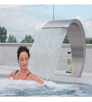 DEKOR HAVUZ 400x800 mm KOBRA TİPİ PASLANMAZ HAVUZ ŞELALE AISI 316 KALİTE