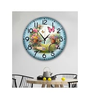 bilge Tasarım retro Duvar Saati 35 x 35 CM (Karışık)