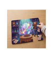 Sihirli Küre - İksir Şişeleri Tasarımlı 24 Parça Ahşap Çocuk Puzzle
