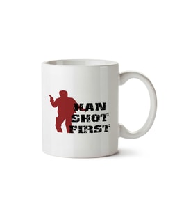 Han Solo Star Wars iki Tarafı Baskılı Kupa Bardak