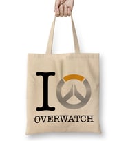 Love Overwatch Logo Bez Çanta Uzun Saplı