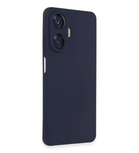 Realme C55 Kılıf Nano içi Kadife Silikon - Mor