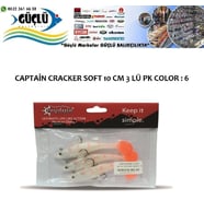 LEVREK TURNA SİLİKONU CAPTAIN CRACKER SOFT 10 CM 3 LÜ PK RENK : 6