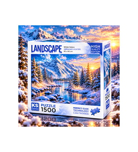 Winter Solace 1500 Parça Puzzle Kış Manzarası