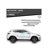 HYUNDAİ TUCSON 2014-2020 ARASI YAN KAPI KORUMA ÇITASI PLASTİK + KROM