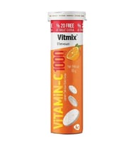 Vitmix Vitamin-C 1000 mg 24 Efervesan Tablet