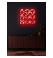 Gülücük Figürlü Neon Tabela