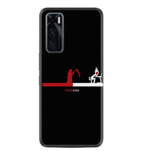 Vivo Y70 Kılıf Silikon Desen Özel Seri Dead Line 1662