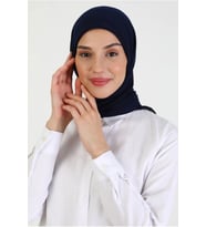 LACİVERT Harem Scarf İncila Eşarp