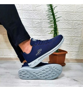 Jump 24937-24938 Lacivert Fuspetli  Hafif Rahat Spor Ayakkabı (Lacivert-Beyaz)