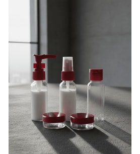 5 Parça Seyahat Dolum Şişesi Seti 30 ml Hafif Tasarım