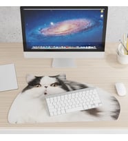 Mustard Fat Cat Mousepad
