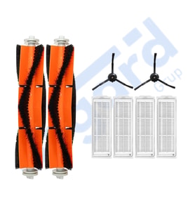 Xiaomi Mop 2 Pro (MJST1SHW) -Mop 2 Lite Uyumlu 2 Ana Fırça 2 Yan Fırça 4 Filtre PKT-iasgf0000388