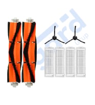 Xiaomi Mop 2 Pro (MJST1SHW) -Mop 2 Lite Uyumlu 2 Ana Fırça 2 Yan Fırça 4 Filtre PKT-iasgf0000388