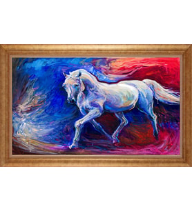ALTIN ÇERÇEVELİ PASPARTULU TABLO CR1430