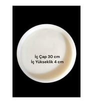30 cm çap + 4 cm Yükseklik 1 cm Et Kalınlığı Saat&Sehpa&Tepsi Yapımı İçin