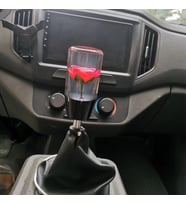 Vites topuzu kırmızı çiçek görünümlü 10 cm / ICVI219