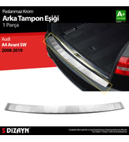 Audi A4 Avant SW Krom Arka Tampon Eşiği 2008-2019