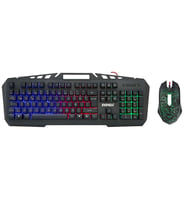 EVEREST KMX-99 Siyah Usb Gökkuşağı Zemin Aydınlatmalı Q Oyuncu Klavye + Mouse Set