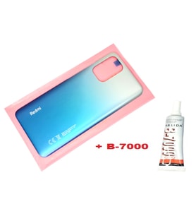 Xiaomi Redmi NOTE 10 (4G) Arka Pil Batarya Kapağı (B-7000) MAVİ