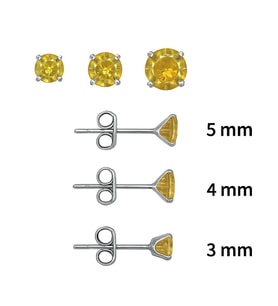 Tek Taş Küpe 3 boy Zultanit Taşlı Gümüş 3’lü set küpe KUPE-555