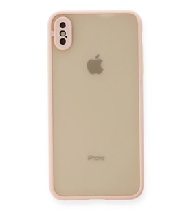 iPhone XS Max Kılıf Montreal Silikon Kapak - Pembe