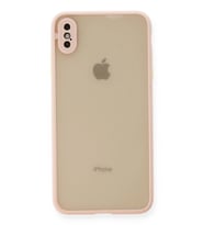 iPhone XS Max Kılıf Montreal Silikon Kapak - Pembe