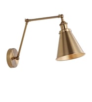 Rsylight Retro Rustik Metal Akrobatik Mafsallı Eskitme Kaplama Dekoratif Duvar Aplik