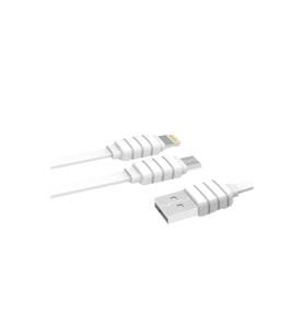 S56 2in1 (lightning-micro Usb) Kablo 1.2m 2.1a