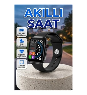 1.9" Akıllı Saat – 320x385 Ekran, Bluetooth 5.0, IP68 ve 380mAh Batarya