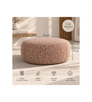 Meva Concept Modern Yuvarlak Puf
