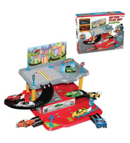 İki Katlı Garaj Seti - Otopark Seti - Araba Seti - Araç Seti - İki Katlı Garaj