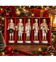 Kurşun Asker Ahşap Dekoratif Eşya (5’li Set-12.5/13cm)