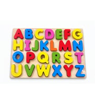 Ahşap Alfabe Puzzle Eğitici Oyuncak