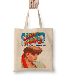 Street Fighter 2 Honda Bez Çanta Uzun Saplı
