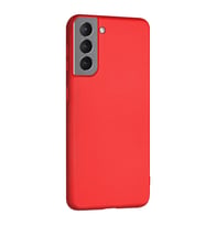 Samsung Galaxy S21 Premium Silikon Kılıf Bordo