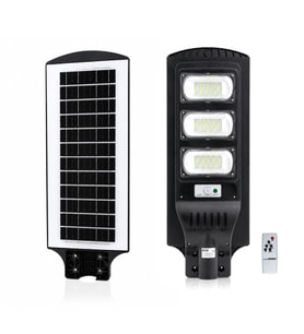 300W - 6500K SOLAR - GÜNEŞ ENERJİLİ SOKAK LAMBASI - ARMATÜR SENSÖRLÜ BAHÇE-BALKON-SOKAK ARS-348966 (5680)
