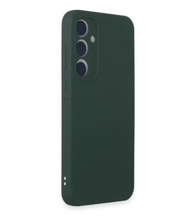 Galaxy A35 5G Kılıf First Silikon - Koyu Yeşil