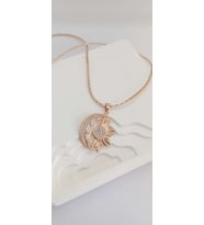Gold Rose Renk Güneş Kolye